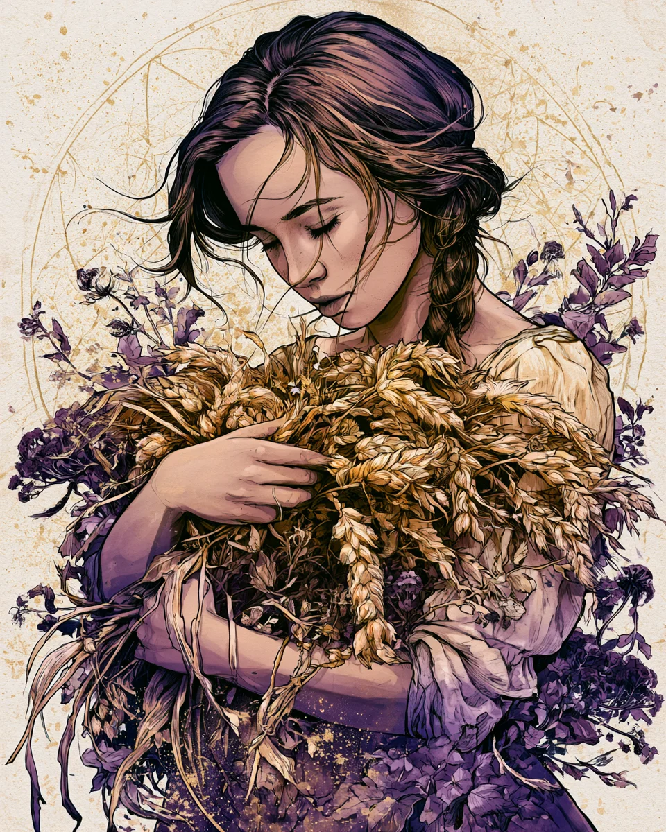 Jomfruen stjernetegn — illustrasjon