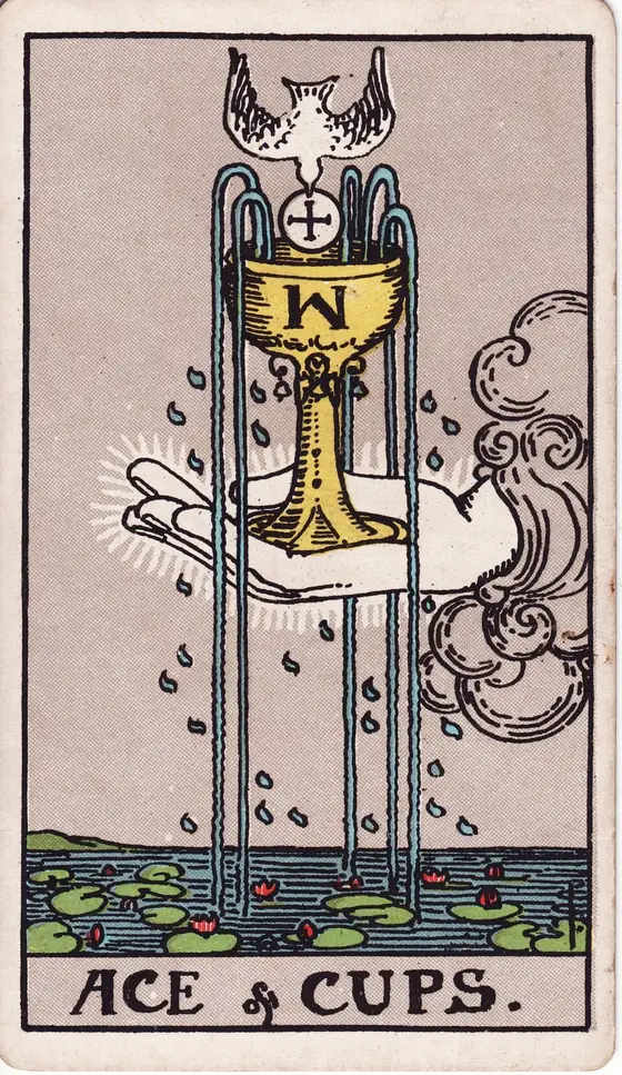 Ess av Begre – tarotkort i Rider–Waite-stokken