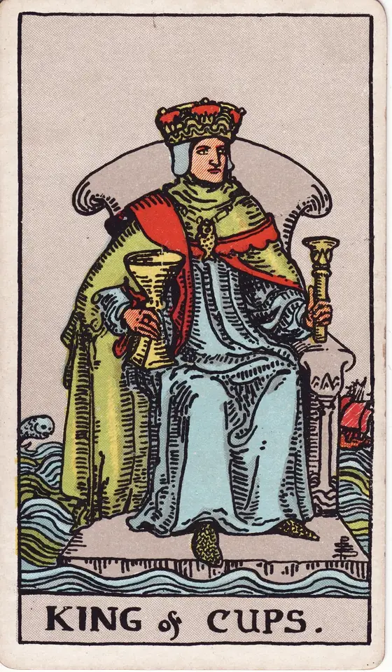 Kongen av Begre – tarotkort i Rider–Waite-stokken