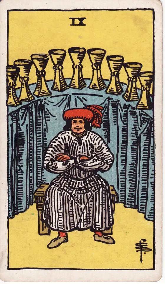 Ni av Begre – tarotkort i Rider–Waite-stokken