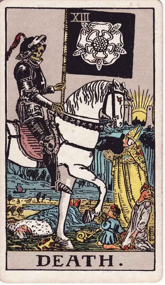 Døden – tarotkort XIII i Rider–Waite-stokken