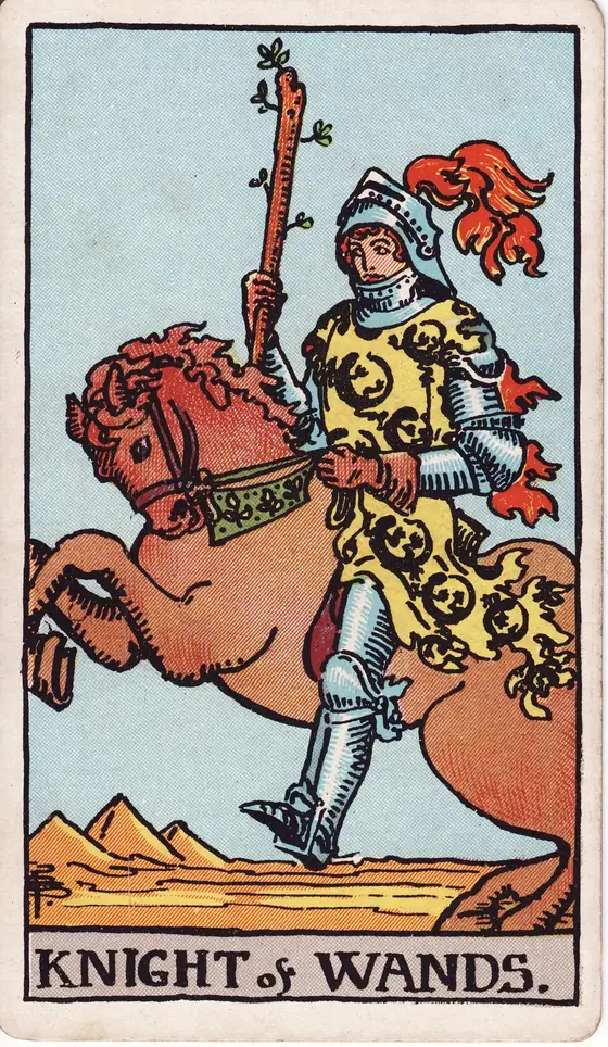 Ridderen av Staver – tarotkort i Rider–Waite-stokken